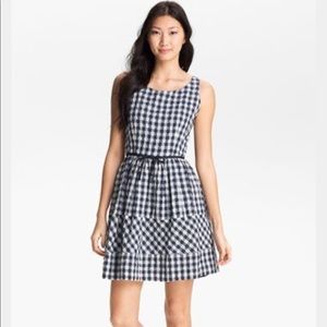 😍Host Pick!Taylor Gingham Fit & Flare Dress